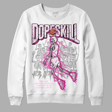 Dunk Low Triple Pink DopeSkill Sweatshirt Thunder Dunk Graphic Streetwear - White 