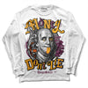 Jordan 1 Retro High OG Brotherhood DopeSkill Long Sleeve T-Shirt Money Don't Lie Graphic Streetwear - White