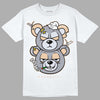 Jordan 4 Retro Frozen Moments DopeSkill T-Shirt New Double Bear Graphic Streetwear - White 