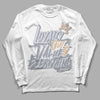 Jordan 4 Retro Frozen Moments DopeSkill Long Sleeve T-Shirt LOVE Graphic Streetwear - White 