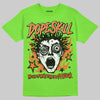 Neon Green Sneakers DopeSkill T-Shirt Root of Evil Graphic Streetwear - Lime