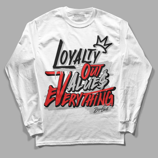 Jordan Spizike Low Bred DopeSkill Long Sleeve T-Shirt LOVE Graphic Streetwear - White 