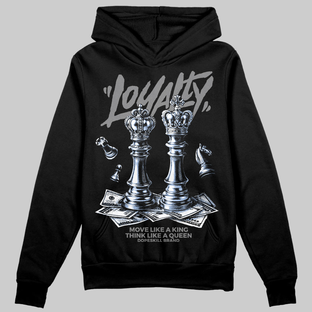 Grey Sneakers DopeSkill Hoodie Loyalty Graphic Streetwear - Black