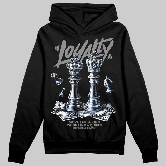Grey Sneakers DopeSkill Hoodie Loyalty Graphic Streetwear - Black
