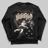 A Ma Maniére x Air Jordan 4 “Dark Mocha” DopeSkill Long Sleeve T-Shirt Nevermind Graphic Streetwear - Black