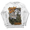 Jordan 5 "Olive" DopeSkill Long Sleeve T-Shirt Stackin Mines Graphic Streetwear - White 