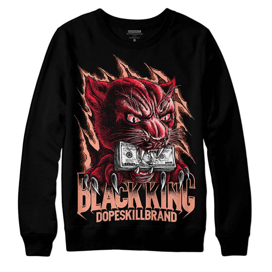 DJ Khaled x Jordan 5 Retro ‘Crimson Bliss’ DopeSkill Sweatshirt Black King Graphic Streetwear - Black