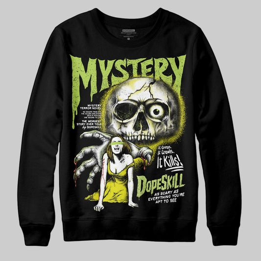 Jordan 13 Retro Bright Cactus DopeSkill Sweatshirt Mystery Ghostly Grasp Graphic Streetwear - Black