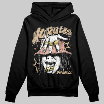 TAN Sneakers DopeSkill Hoodie No Rules Graphic Streetwear - black