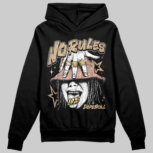 TAN Sneakers DopeSkill Hoodie No Rules Graphic Streetwear - black