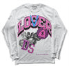 Jordan 4 GS “Hyper Violet” DopeSkill Long Sleeve T-Shirt Loser Lover Graphic Streetwear - White