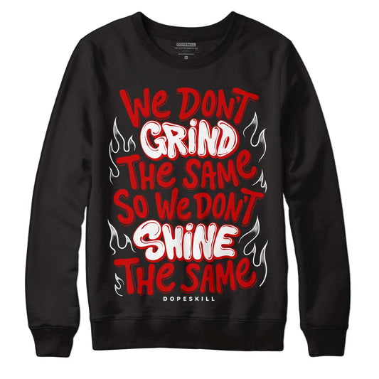 Jordan 1 Retro Low "Black Toe" DopeSkill Sweatshirt Grind Shine Graphic Streetwear - Black