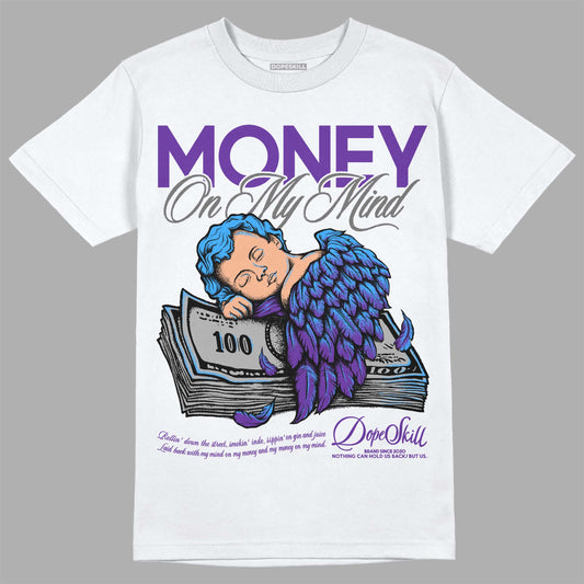 Jordan 3 Retro Dark Iris DopeSkill T-Shirt MOMM Graphic Streetwear - White