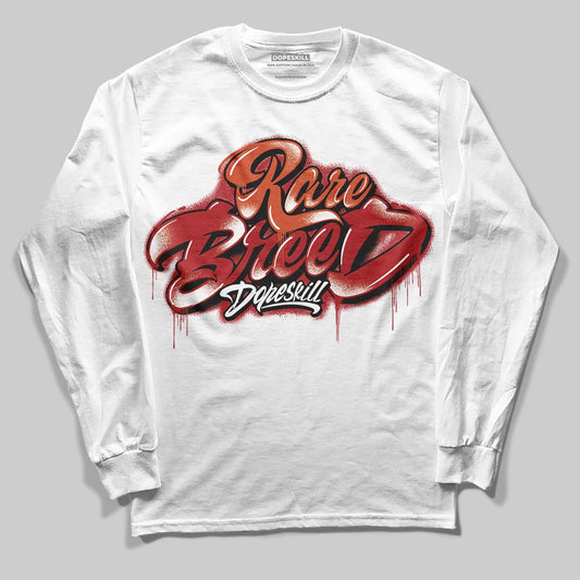 Nigel Sylvester x Air Jordan 4 ‘Brick by Brick’ DopeSkill Long Sleeve T-Shirt Rare Breed Type Graphic Streetwear - White