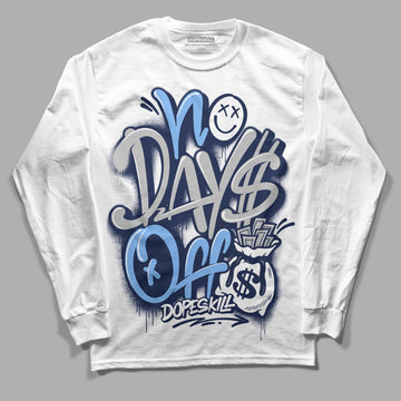 Jordan 5 Midnight Navy DopeSkill Long Sleeve T-Shirt No Days Off Graphic Streetwear