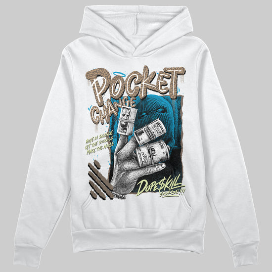 Jordan 3 GS “We Outside” DopeSkill Hoodie Sweatshirt Pocket Change Graphic Streetwear - White 