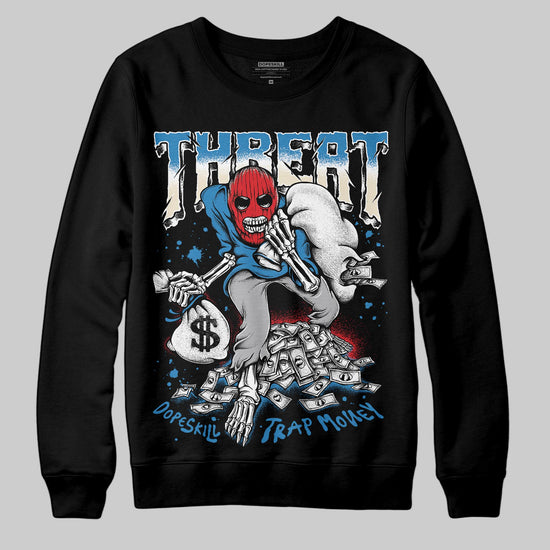 Jordan 3 Retro OG Rare Air DopeSkill Sweatshirt Threat Graphic Streetwear - Black