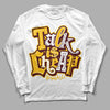 Dunk Yellow Bordeaux DopeSkill Long Sleeve T-Shirt Talk Is Chip Graphic Streetwear - White