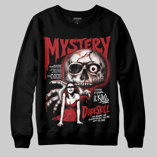 Jordan 12 Retro Flu Game (2025) DopeSkill Sweatshirt Mystery Ghostly Grasp Graphic Streetwear - Black