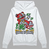 Jordan 4 “Bred Reimagined” DopeSkill Hoodie Sweatshirt Born To Be Rich Graphic Streetwear - White