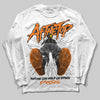 Orange Sneakers DopeSkill Long Sleeve T-Shirt Nothing Can Hold US Down Graphic Streetwear - WHite