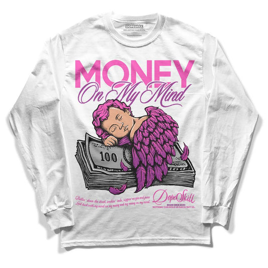 Jordan 4 GS “Hyper Violet” DopeSkill Long Sleeve T-Shirt MOMM Graphic Streetwear - White