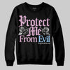 Jordan 5 “Year of the Snake” DopeSkill Sweatshirt Protect Me From Evil Graphic Streetwear - Black