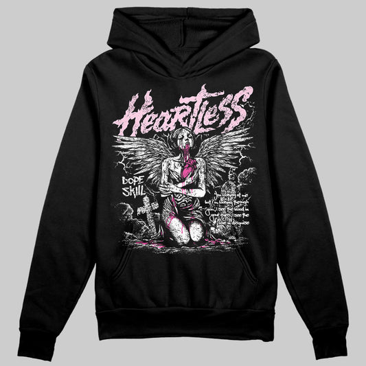 Dunk Low Triple Pink DopeSkill Hoodie Sweatshirt Heartless Graphic Streetwear - Black