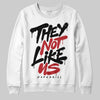 Jordan 14 Golf “Last Shot” DopeSkill Sweatshirt They Not Like Us Graphic Streetwear - White