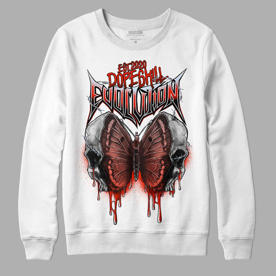 Jordan 6 Retro Toro Bravo DopeSkill Sweatshirt DopeSkill Evolution Graphic Streetwear - White