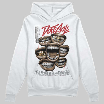 Jordan 8 Retro Bugs Bunny (2025) DopeSkill Hoodie Sweatshirt The Mouth With No Droughts Graphic Streetwear - White