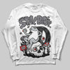 Jordan 4 “Fear” DopeSkill Long Sleeve T-Shirt Stay Busy Graphic Streetwear - White