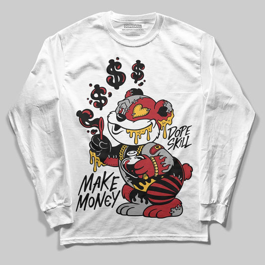 Jordan 14 Golf “Last Shot” DopeSkill Long Sleeve T-Shirt Make Money Graphic Streetwear - White