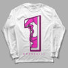 Dunk Low GS “Active Fuchsia” DopeSkill Long Sleeve T-Shirt No.1 Graphic Streetwear - White