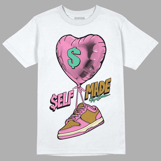 Parris Goebel x WMNS Dunk Low 'Playful Pink’ DopeSkill T-Shirt Self Made Graphic Streetwear - White