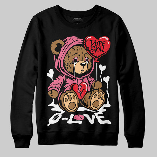 Diesel Pink S - Serendipity Pro-X1 Trainers DopeSkill Sweatshirt Broken Bear Graphic Streetwear - Black