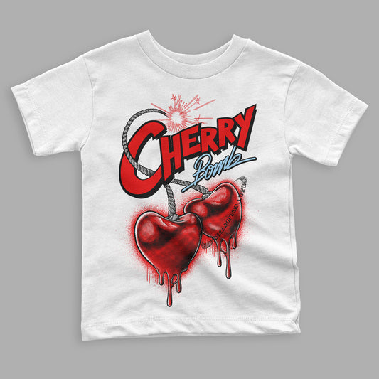 Cherry 11s  DopeSkill Toddler Kids T-shirt Cherry Bomb Graphic
