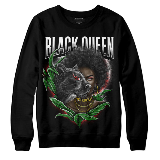 Jordan 14 "Black/White" DopeSkill Sweatshirt New Black Queen Graphic Streetwear - Black