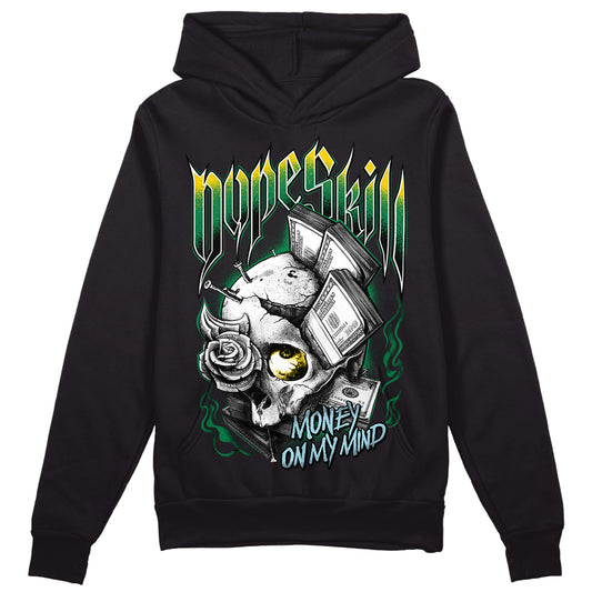 Jordan 5 “Lucky Green” DopeSkill Hoodie Sweatshirt Money On My Mind Graphic Streetwear - Black