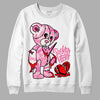 Dunk Low LX Pink Foam DopeSkill Sweatshirt Broken Heart Graphic Streetwear - WHite