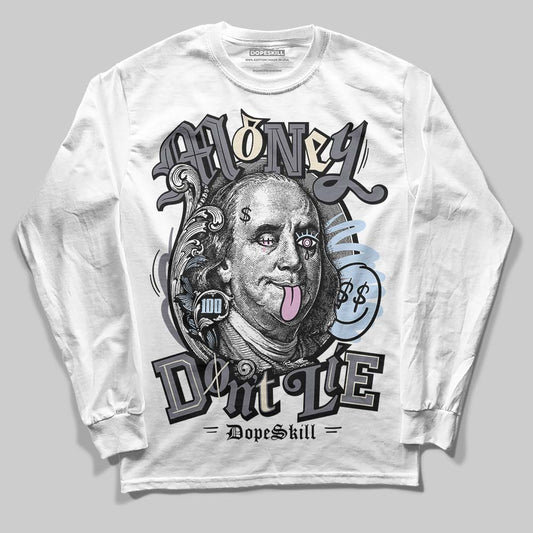 Jordan 11 Low CNY “Year of the Snake” DopeSkill Long Sleeve T-Shirt Money Don't Lie Graphic Streetwear - White