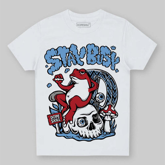 Jordan 12 Retro 'Melo' DopeSkill Toddler Kids T-shirt Stay Busy Graphic Streetwear - White 
