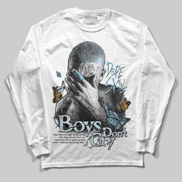 Vans Knu Stack Vintage Satin Dream Blue DopeSkill Long Sleeve T-Shirt Boys Don't Cry Graphic Streetwear - White