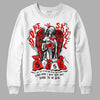 Jordan 1 Retro High OG "Satin Bred" DopeSkill Sweatshirt Angels Graphic Streetwear - White 