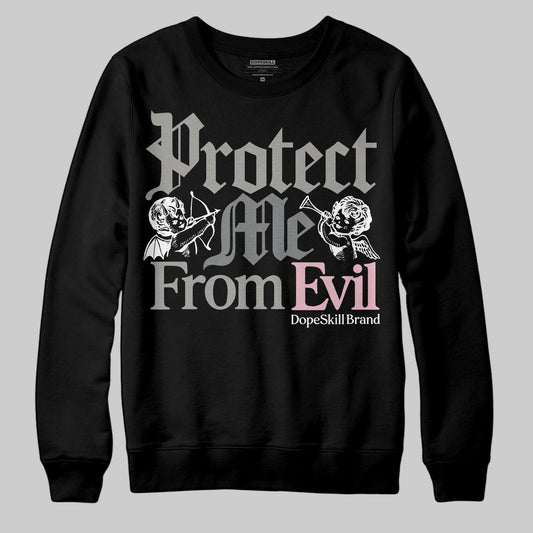 Air Max 95 OG “Pink Foam” DopeSkill Sweatshirt Protect Me From Evil Graphic Streetwear - Black