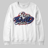 Jordan 1 High OG Rare Air "Deep Royal Blue" DopeSkill Sweatshirt Rare Breed Type Graphic Streetwear - White