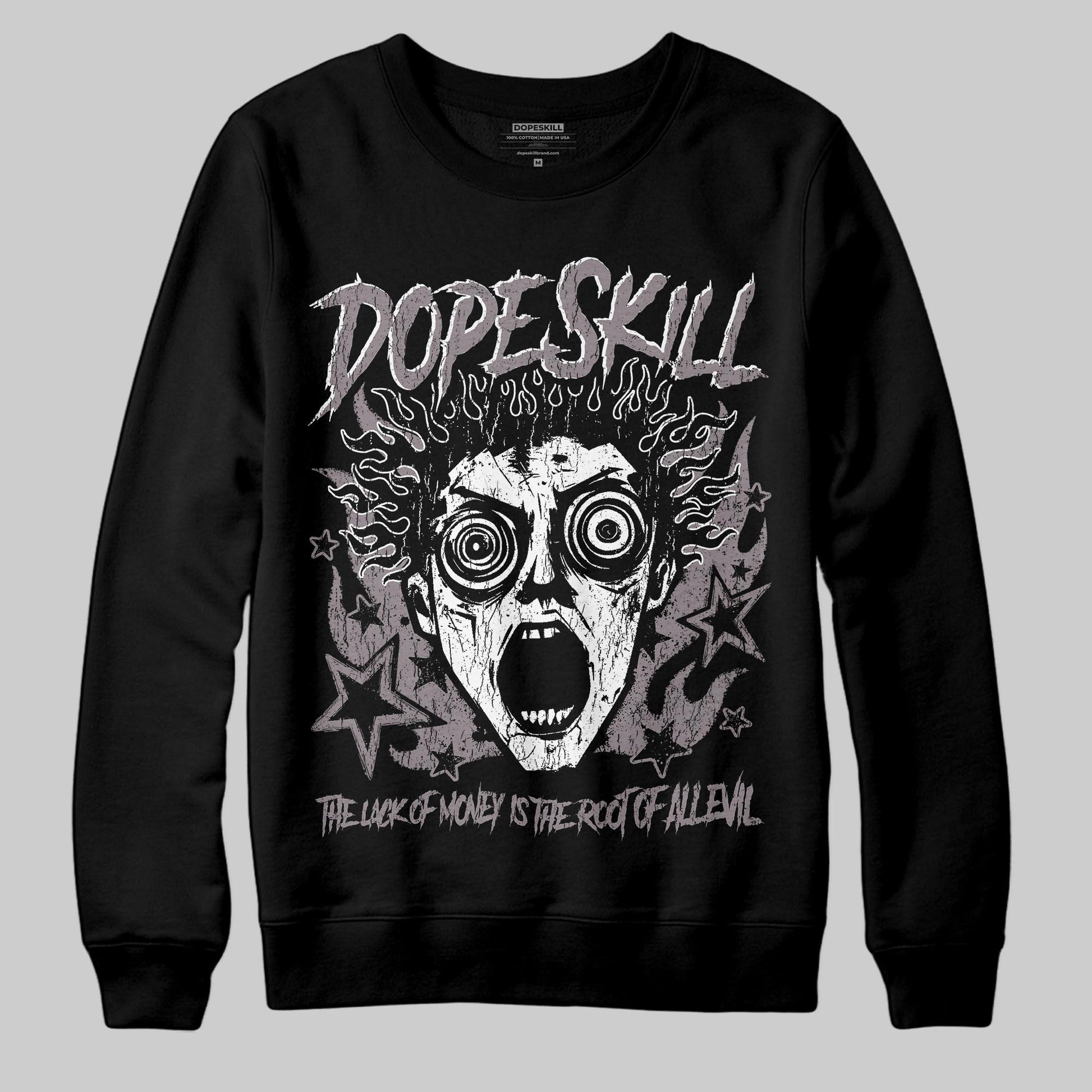 A Ma Maniére x Air Jordan 6 Retro “Smoky Mauve”⁠ DopeSkill Sweatshirt Root of Evil Graphic Streetwear - black