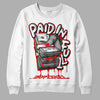 Jordan 12 Retro ‘Gym Red’ DopeSkill Sweatshirt Paid In Full Graphic Streetwear - White 