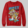 Red Sneakers DopeSkill Sweatshirt Money Callin' Graphic Streetwear - Red