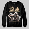 TAN Sneakers DopeSkill Sweatshirt Risk Is Better Than Regret Graphic Streetwear - Black